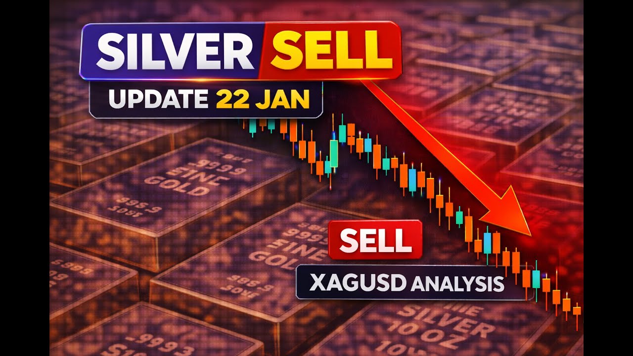 SILVER SELL Trade Today | XAGUSD Bearish Analysis & Sell Signal | 22 Jan