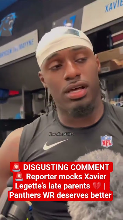 🚨 mocks Xavier Legette’s late parents 💔 | Panthers WR deserves better