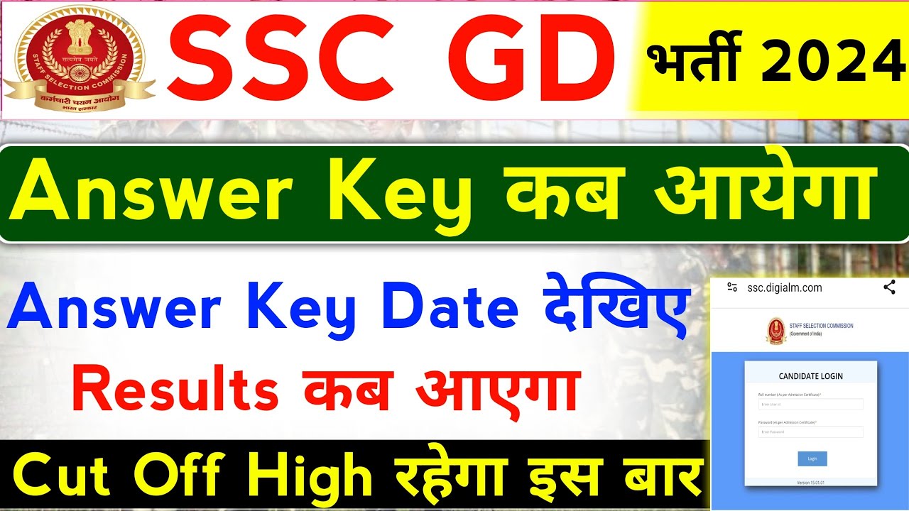 SSC GD 2024 Answer Key Kab Ayega SSC GD Answer Key New Date 2024 SSC GD 2024 Answer Key Kab Ayega SSC GD Answer Key New Date 2024