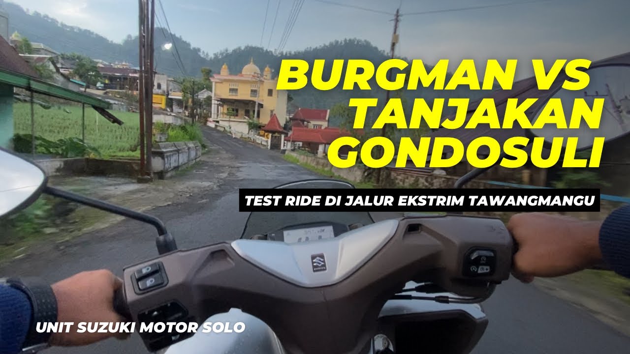 SUZUKI BURGMAN NANJAK EKSTRIM ‼️ | EMANG BERANI??
