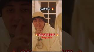 Sagittarius ♐️ Rappers 🔥 #shorts #rap #astrology #sagittarius #reaction #entertainment #music
