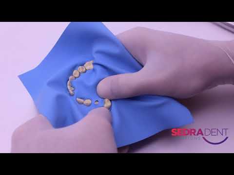 Платки для раббердама коффердама NIC Tone Dental Dam Ник Тон латексные, 36 шт., видео 1