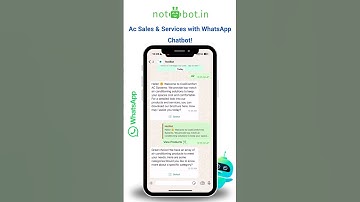 How to Automate Air-Conditioning Services with WhatsApp Chatbot | API | Smart Chatbot