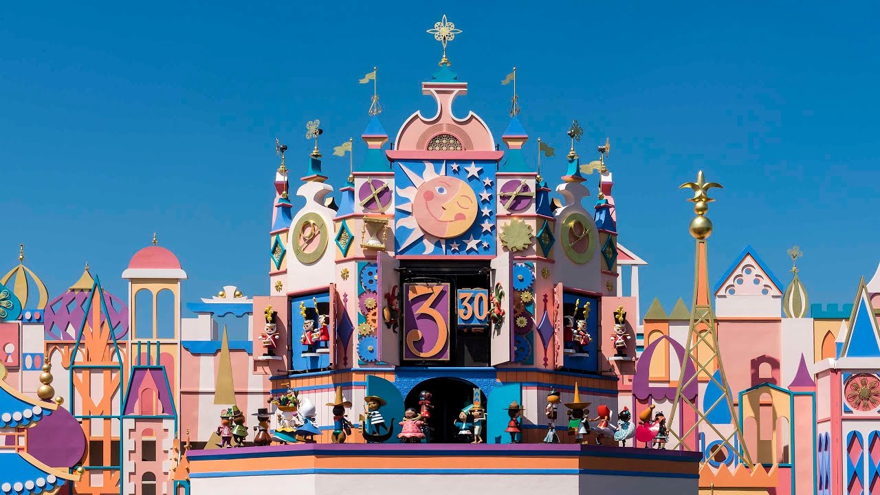 Disney Parks It's a Small World clock parade soundtrack extended