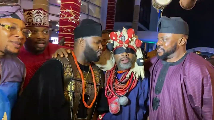 FEMI ADEBAYO, ODUNLADE ADEKOLA, IBRAHIM CHATTA AT JAGUNJAGUN MOVIE PREMIERE