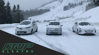 Elektroautos im Kältetest I VW e-Up, Renault Zoe und Hyundai I-ONIQ Elektro | GRIP Elektro