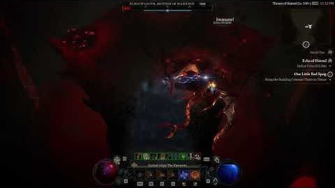Chain lightning sorcerer Uber Lilith kill (no exploit) in Diablo 4