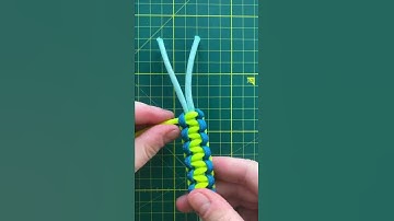 Clean finish cobra knot | How to end a paracord knot | DIY paracord tutorial for beginners