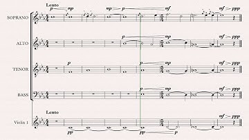 Unfinished SATB Choir Piece - Original Sibelius Composition