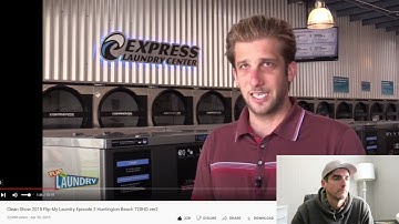 Laundromat Flipping Reaction Video