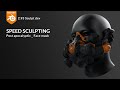 Blender 2.93 speed sculpting  -Post apocalyptic mask