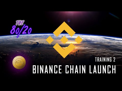 The 80 20 Re Launch Binance Chain Wallet Setup 