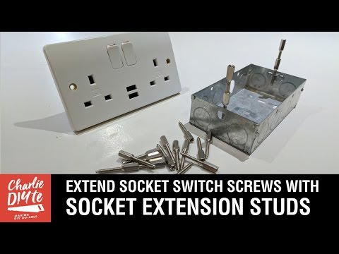 How to Extend your Socket Switch Screws with Extension Studs