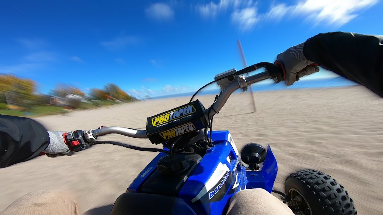 YAMAHA BANSHEE 350 FULL SPEED SHREDDING (HD SOUND)