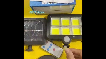 Đèn led cảm biến chuyển động năng lượng mặt trời loại siêu sáng trang trí nhà cửa, sân vườn 3 chế độ