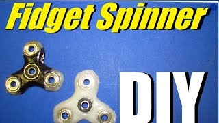 How To Make A Fidget Spinner Out Of Hot Glue?