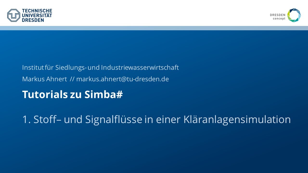 SIMBA# | Kap. 1 - Stoff- und Signalflüsse - YouTube