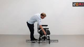 VELA Tango 310 Chair for severely bariatric users up to 300 kg - Westech