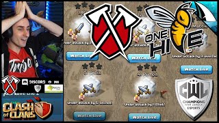 The Unexpected with Tribe vs OneHive! Now the Playoffs | Clash of Clans