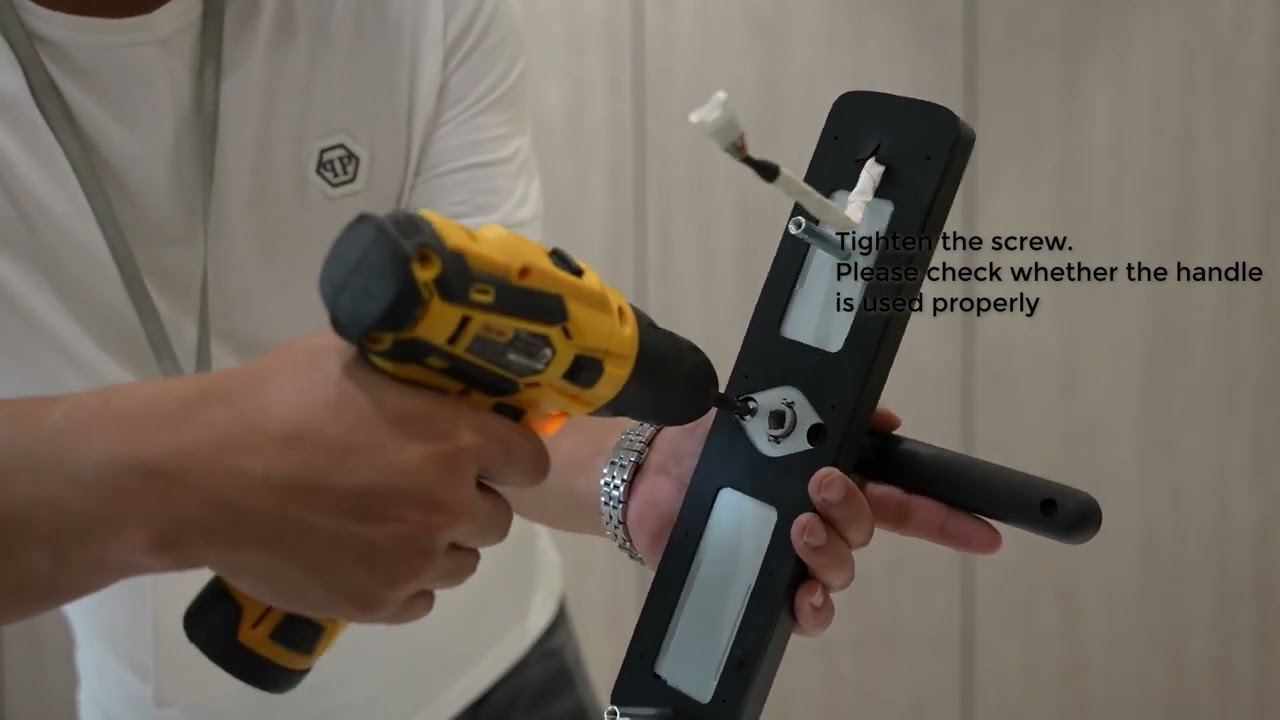 K6 TENON MINI SMART LEVER FINGERPRINT DOOR LOCK INSTALLATION