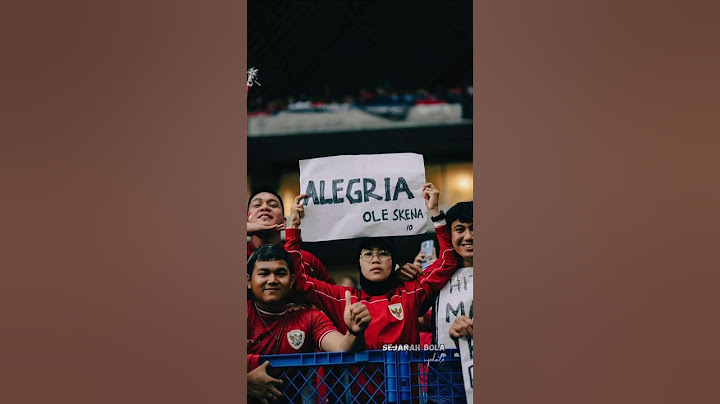 Apa makna 'alegria' yang identik dengan Ole Romeny?
