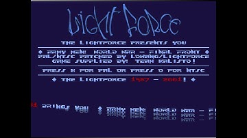 💿 PS1 | Lightforce | Army Men: World War - Final Front (USA) | P/N | 2001-03-01 | LFC-AMFF