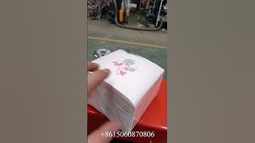 Automatic two colors printing napkin tissue paper packing machine #paperpackingmachine #shorts