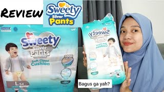 REVIEW SWEETY SILVER PANTS | POPOK ANTI BOCOR | REKOMENDASI
