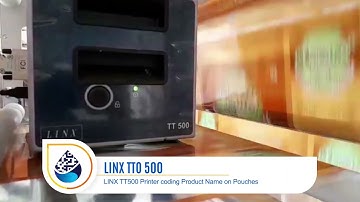 LINX Thermal Transfer over Printer coding on Atta Pouches on FSS machine.