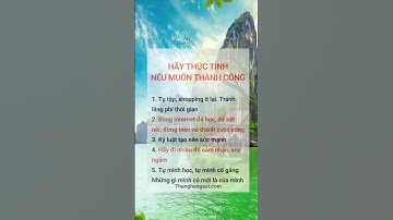 Hãy thức tỉnh nếu muốn thành công  #hanitran #thanhhangaut #tuduy #docsach