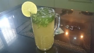 Pudina Lemon Juice , Mint Mojito Desi Style!