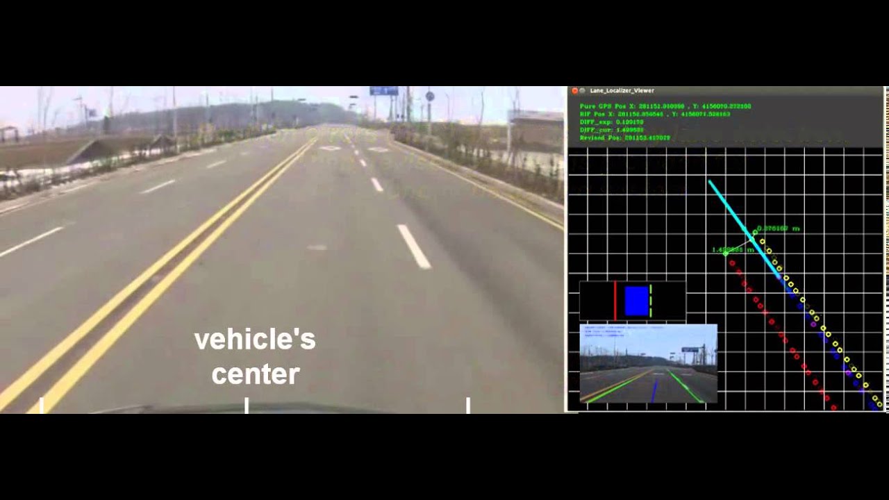 Lane detection & Localization For UGV in Urban Environment - YouTube