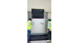 Frontier Flood Barriers - Aquastop Classic Flood Barrier installation at Titan Jewellery