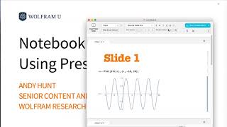 Notebook Presentations Using Presenter Tools