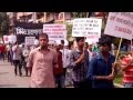 Peace march to remember narendra dabholkar on gandhi jayanti by maharashtra samiti