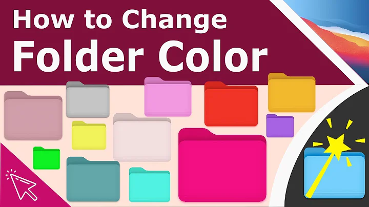 How to Change Folder Color on Mac - Mac OS Big Sur | 2021