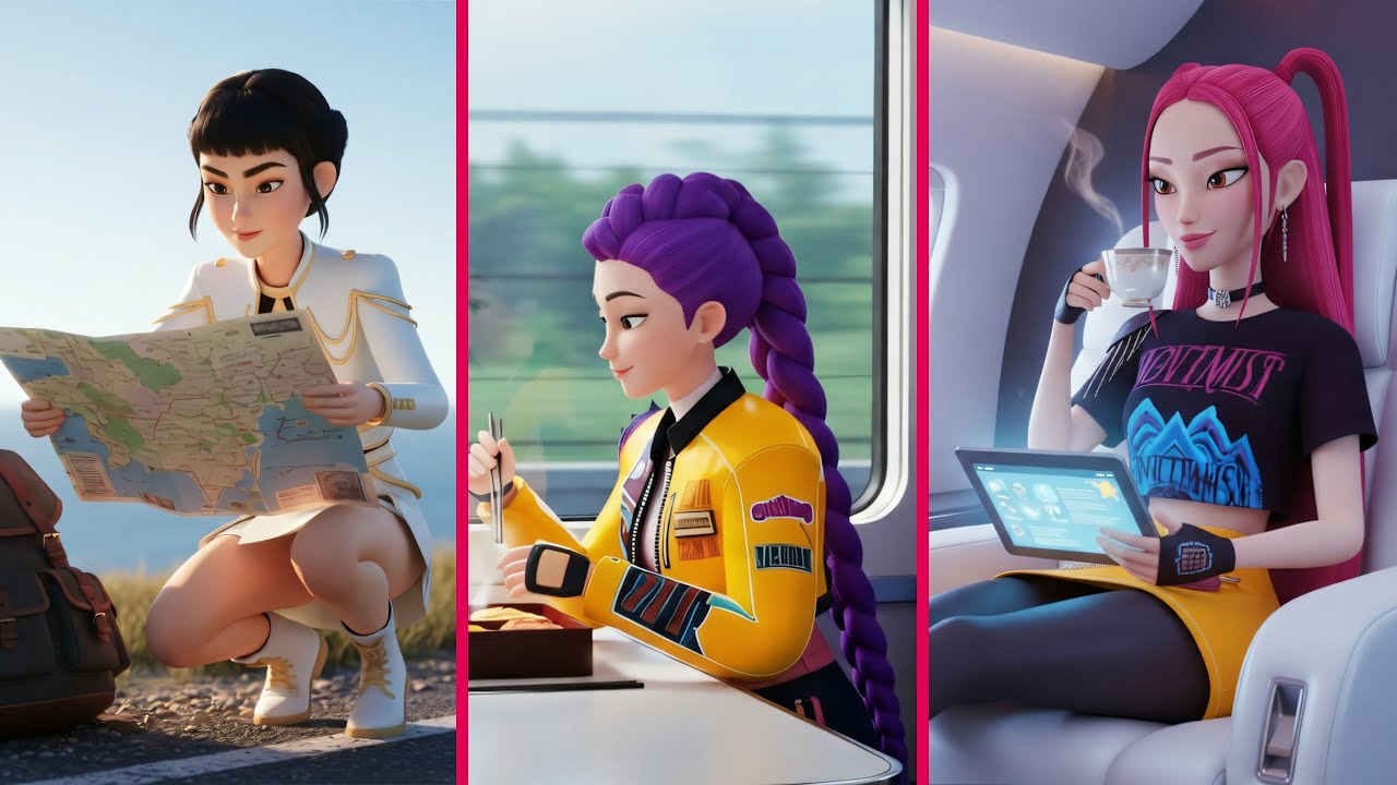 Huntrix Travel Budget Comparison Rumi Mira Zoey Vacation  Kpop Demon Hunter Drama