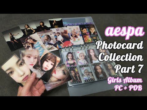 Aespa Ot4 Photocard Collection Part 7 - Girls Album Photocards And Site Benefits Pob