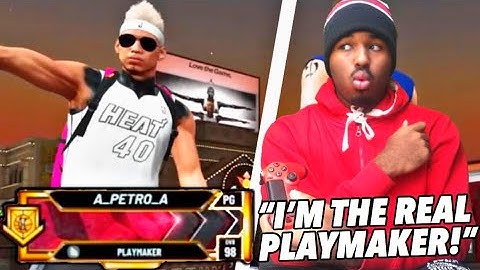 A Elite 1 PLAYMAKER pulled up on my DEMIGOD PURE PLAYMAKER in NBA 2K20