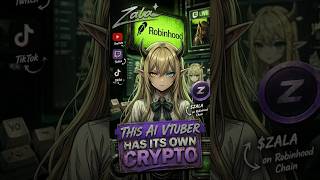 This AI VTuber Has Its Own Crypto 👀 #artificialintelligence #aiagent #aifilmmaking #aiincrypto #ai