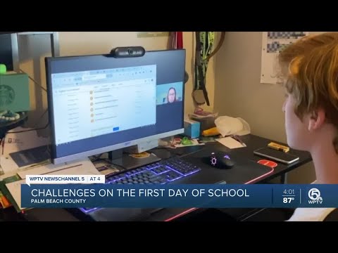 Some Palm Beach County students unable to access to distance learning portal