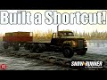 SnowRunner: BRIDGE OVER THE SWAMP!! International Fleetstar Lumber Haul