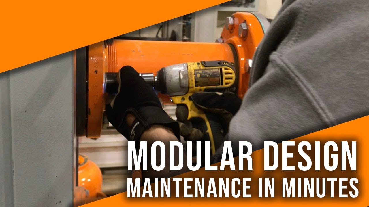 Modular air cannon systems allow for maintenance in minutes