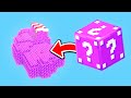 I made the ENTIRE island PURPLE LUCKY BLOCKS in roblox bedwars!