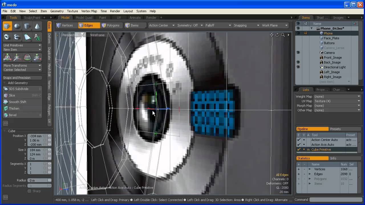 Cell Phone - Subdivision Surface Modeling Tutorial 5+6/8 - YouTube
