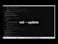 How to fix wsl problem