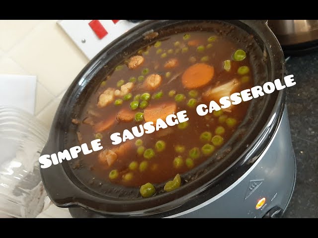 Easy (& Tasty!) Slow Cooker Sausage Casserole - Liana's Kitchen