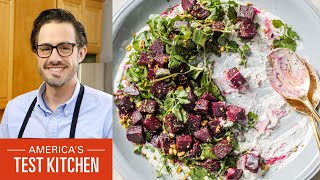 How To Make Beet Salad With Ed Yogurt And Watercress With Dan Souza