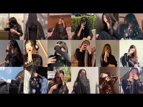 Awesome Black Hidden Face Dp For Girls | Snapchat Hide Face Dp | Stylish Hidden Face