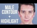 Contour + Highlight Tutorial for Men \\ Male Makeup